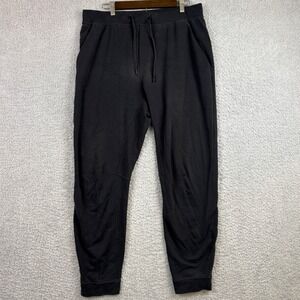 Lululemon Joggers Mens XL Black City Sweat Tapered Pant Athleisure Training